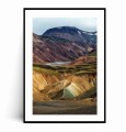 Plakat ISLANDIA Górski krajobraz z marginesem.jpg
