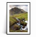 Plakat ISLANDIA Górski potok z marginesem.jpg