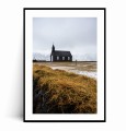 Plakat ISLANDIA Kościół Budakirkja z marginesem.jpg