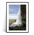 Plakat ISLANDIA Wodospad Seljalandsfoss z marginesem.jpg