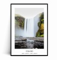 Plakat ISLANDIA Wodospad Skógafoss no.1 z napisem.jpg