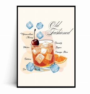 Plakat OLD FASHIONED Coctail