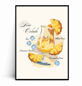 Plakat PINA COLADA Coctail