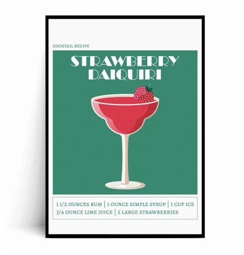 Plakat STRAWBERRY DAIQUIRI