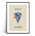 Plakat PIZZA LOVE AT FIRST BITE Ilustrowany z marginesem.jpg