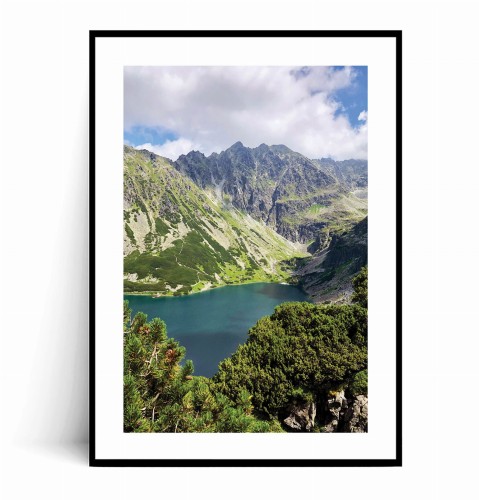 Plakat TATRY WIDOK NA MORSKIE OKO no.1 z marginesem.jpg