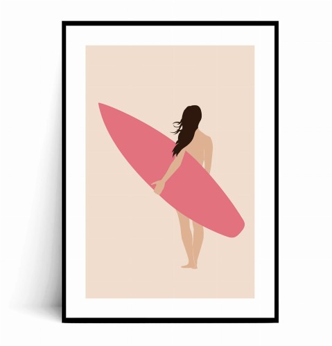 Plakat SURFER GIRL z marginesem.jpg