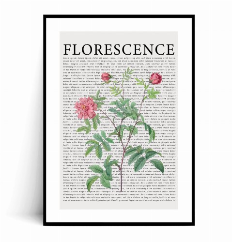 Plakat FLORESCENCE Kwiaty Vintage No.4 z marginesem.jpg