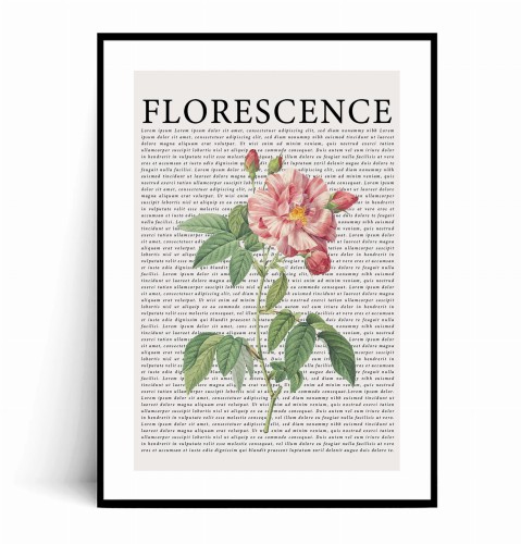 Plakat FLORESCENCE Kwiaty Vintage No.6 z marginesem.jpg