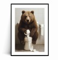 Plakat NIEDŹWIEDŹ Z PAPIEREM TOALETOWYM WC z marginesem.jpg