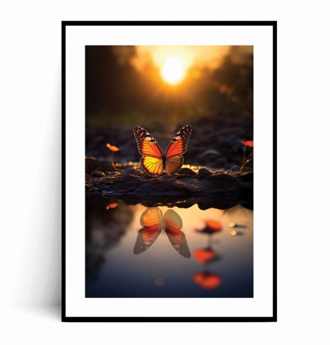 Plakat MOTYL W PROMIENIACH SŁOŃCA z marginesem.jpg