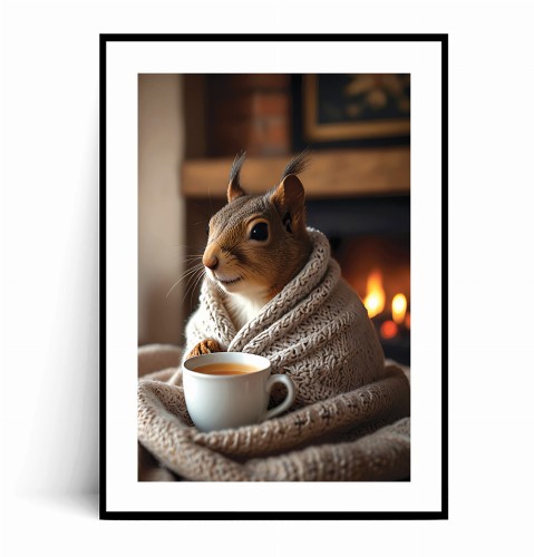 Plakat WIEWIÓRKA PRZY KOMINKU z marginesem.jpg