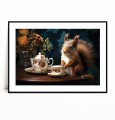 Plakat WIEWIÓRKA Z FILIŻANKĄ I CZAJNICZKIEM poziomy z marginesem.jpg