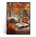 Plakat KSIĄŻKA W OKNIE I DYNIA HALLOWEEN.jpg
