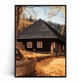 Plakat DREWNIANA GÓRALSKA CHATKA ZA PŁOTEM no.1.jpg