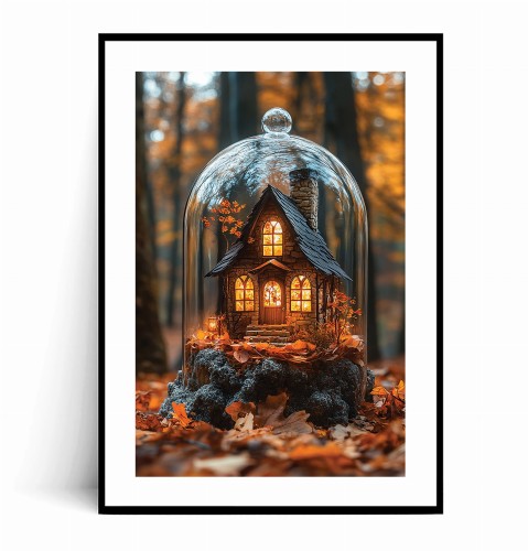 Plakat JESIENNY DOMEK HALLOWEEN W SŁOJU z marginesem.jpg