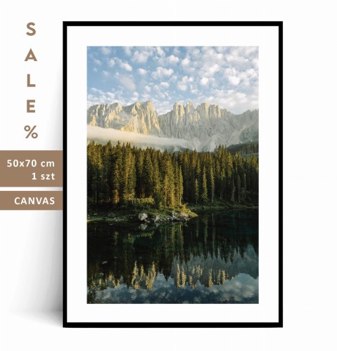 Plakat JEZIORO CARREZA ALPY DOLOMITY SALE 50x70 SALE%.jpg