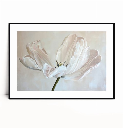 Plakat MINIMALISTYCZNY BIAŁY KWIAT poziomy z marginesem.jpg