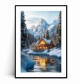 Plakat ZIMOWY DOMEK NA GÓRSKĄ RZEKĄ z marginesem.jpg