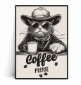 Plakat COFFEE PLEASE Western Cat.jpg