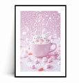Plakat RÓŻOWA FILIŻANKA Z KRÓLICZKAMI MARSHMALLOWS z marginesem.jpg