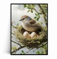 Plakat PIĘKNY WIOSENNY PTAK W GNIEŹDZIE.jpg