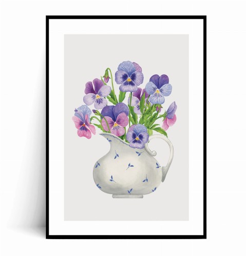 Plakat WIOSENNE BRATKI W DZBANKU Illustrowany z marginesem.jpg