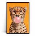 Plakat LEOPARD BUBBLE GUM Guma balonowa.jpg