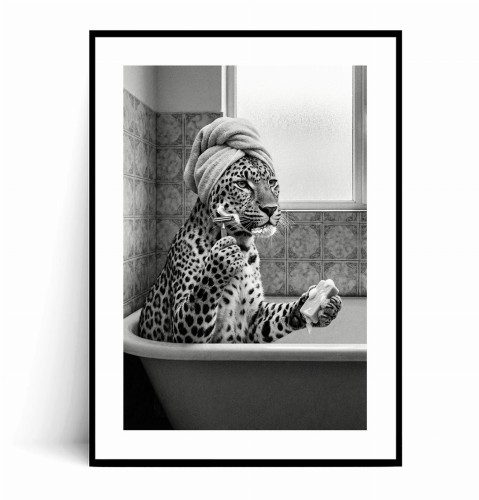 Plakat GEPARD LEOPARD W WANNIE no.1 z marginesem.jpg