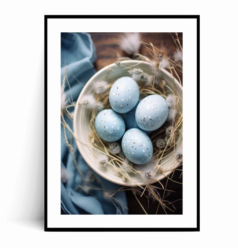 Plakat BŁĘKITNE WIELKANOCNE PISANKI z marginesem.jpg