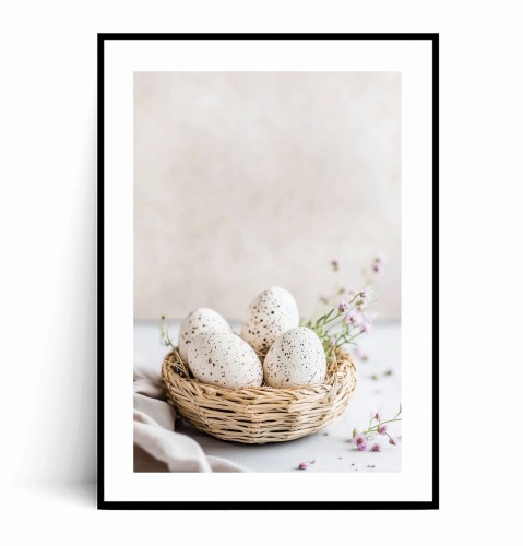 Plakat WIELKANOCNE JAJKA W GNIAZDKU no.1 z marginesem.jpg