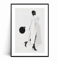 Plakat CZARNA MODELKA High Fashion czarno biały z marginesem.jpg
