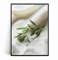 Plakat SUBTELNA GAŁĄZKA I LEN - COTTAGECORE MINIMALISM