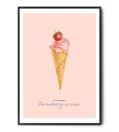 Plakat STRAWBERRY ICE CREAM