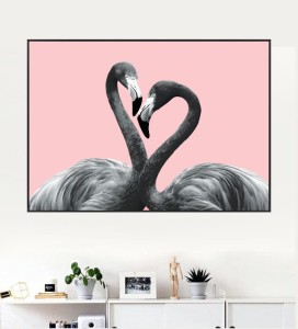 Plakat FLAMINGI poziomy