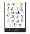 Plakat ALFABET | drukowane literki