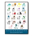 Plakat ALFABET | drukowane literki